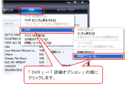 詳細オプションをクリックします。